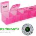 Buy XL Pink Pill Organizer - Extra Large Weekly & Daily Cases for Vitamins Fish Oil & Supplements - Buy Online on GoSupps.com