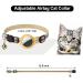 Xiiore 2-Piece Airtag Cat Neck Band with Bell - Reflective GPS Nylon Collar & Safety Buckle - Orange & Red - Buy Online on GoSupps.com
