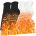 ABOOFAN Winter Socks - 4 Pairs Electric Foot Warmers for Men & Women - Cozy Heating Cotton Stockings - Buy Online on GoSupps.com