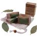 TUMELO Original Aleppo Soap 200g 80% Olive Oil 20% Laurel Oil + Soap Pouch - Handmade Olive Oil Soap - Natural Soap - Solid Hair Soap/Shower Soap - Buy Online on GoSupps.com
