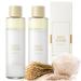 Rice Toner Natural Rice Face Toner 2PCS Smoothing Toner for Face Pore Minimizer Skin Toner for Face 150ML Moisturising Facial Toner for Dry Niacinamide Essence Toner Redness & Exfoliating Skin Toner
