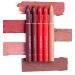 6Pcs HANDAIYAN Rotating Matte Lip Crayon Set B with Built-In Sharpener - Buy Online on GoSupps.com