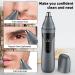 Nose Hair Trimmer Rechargeable Professional Painless Nose Trimmer for Ear and Eyebrow with Dual Edge Blades Easy Cleaning and Washing - Buy Online on GoSupps.com