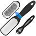 Foot File Foot Callus Remover Dual-Side Colossal Foot Scrubber Dead Skin Remover for to Cracked Heels Foot Corn Dead Skin - Stainless Steel