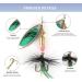 12-Piece Fishing Lure Set - Multi-Colored Spinner Spoons for Trout Pike Bass & Salmon - Includes Box | International Shipping Available - Buy Online on GoSupps.com