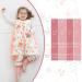 Winter Baby Sleep Sack with Feet 2.5 TOG | 100% Cotton Toddler Sleeping Bag | Sleeveless, 3-Way Zipper | Pink Flowers L | Newborn to 4 Years - Buy Online on GoSupps.com