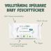 Eco by Naty Flushing Baby Wet Wipes - 100% Compostable Chemical-Free & Hypoallergenic | Safe for Sensitive Skin | 12 Pack (672 Wipes) - Buy Online on GoSupps.com