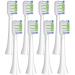 Toothbrush Heads 6 Count Replacement Toothbrush Heads for Adults Compatible with HOSOKA Electric Toothbrush (W-Shaped White)