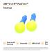 3M E-A-R Push-Ins Earplugs 318-1000 | 28.0 dB | 100 Pair | ANSI Rated | Uncorded | Push to Fit | Poly Bag - Buy Online on GoSupps.com