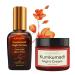 Auravedic Kumkumadi Night Care Set | Night Serum & Night Cream Duo | Helps Nourish Hydrate & Support Radiant-Looking Skin | Overnight Glow Care | For All Skin Types