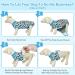 Kuoser Dog Body Suit for Post-Surgery | Breathable E-Collar Alternative for Male & Female Dogs - XS Light Blue - Buy Online on GoSupps.com
