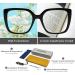 DOOViC Blue Light Filter Glasses for Women - Oversize Modern Reading Glasses JS028 028c1 in Black Strength 1.25x - Shop Internationally! - Buy Online on GoSupps.com
