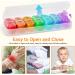 7 Days AM PM Pill Organizer - BPA-Free 2 Times a Day Large Weekly Pills Case for Vitamins and Medicine - Buy Online on GoSupps.com