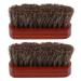 2X Natural Horse Hair Whisker Brush Facial Cleaning Men's Shaving Brush
