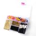 200 PCS Bobby Pins for Thick Hair U Shaped Hair Pins Hair Grips for Buns Secure Hold Girls Women Styling Pins with Storage Box Hair Decoration Hairdressing Salon Home Use Bobby&Ushape-Colorful Bands