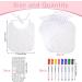 Buy Ailvor 8-Piece Double-Sided Baby Bibs for Painting - Includes Textile Pencils & Stencils - Perfect Baby Shower Games & Gifts for Boys & Girls - Buy Online on GoSupps.com