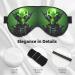 Buy Green Long Ear Alien Print Soft Eye Mask - Sleep Mask for Women & Men | Travel Comfort - Buy Online on GoSupps.com