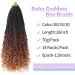 8Packs Goddess Box Braids Crochet Hair With Curly Ends 18inch Pre-looped Bohomian Crochet Box Braids Synthetic Braiding Hair Extensions (18 Inch 1b/33/30) 18 Inch(Pack of 8) 1B/33/30 - Buy Online on GoSupps.com