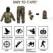 ANYDKE Ghillie Suit Camouflage Hunting Suits - Lightweight Breathable 3D Leaf Camo Clothing for Jungle Shooting, Airsoft, Photography - Fits 5.9-6.2ft Tall - Ideal for Outdoor Activities and Halloween - Buy Online on GoSupps.com