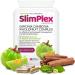 SlimPlex Garcinia Cambogia - Whole Fruit Complex - Weight Management - Tablets Plus Glucomannan Green Coffee Extract White Kidney Bean CLA and Chromium Picolinate - 90 Capsules