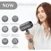 Powerful Blue Light Hairdryer - Fast Drying 3 Heat Settings Foldable with Diffuser & Concentrator - Ideal for Home & Travel - Buy Online on GoSupps.com