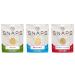 34 Degrees Crisps | Snaps Variety Pack - 1 Sea Salt 1 Everything 1 Umami | Thin Light Crunchy & Gluten Free Healthy Chickpea Snack 3 Pack (3.2oz each) Variety 1 Count (Pack of 3)