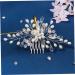 FRCOLOR Bridal Pearl Comb Women Hair Comb Hair Clips Headdresses for Women Hair Accessory for Girls Rhinestone Hair Clip Bride Hair Clip Girl Headpiece Headgear Abs Rhinestones Women's - Buy Online on GoSupps.com