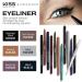KISS New York Professional Luxury Intense Eyeliner 3 PACK Black - Long-Lasting Formula - Buy Online on GoSupps.com