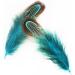 50 pcs Blue Natural Pheasant Plumage Feathers 2-3 Inches for Sewing Crafts & Decorating - Buy Online on GoSupps.com