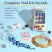 Blue Press on Nails GLAMERMAID A2 - Starry Night Ink | Long Lasting | Easy Application - Buy Online on GoSupps.com