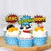 SuperHero Boom Cupcake Toppers - 48 Pack, Kids Birthday Party Decorations & Supplies - Buy Online on GoSupps.com