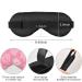 Unisex Haskirky Light Blocking Eye Mask for Travel, Yoga, Meditation - Pink Hearts and Stars Design - Buy Online on GoSupps.com