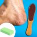 Heavy Duty Callus Remover Pumice Feet Scrubber Reusable Foot Stone Dry and Hard Skin Scraper Heel File Smoother Equipment Convenient Bathroom Equipments Spa Tools Green - Buy Online on GoSupps.com