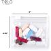 Reusable Pill Pouches with Slide Lock | 14 Count Monday-Sunday Pill Bags | EVA Plastic for Vitamins & Medicines - Buy Online on GoSupps.com