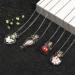 Memorial Sacific Hall Crown Stopper Heart Glass Necklace - Urn Jewelry for Ashes with Essential Oils | 60cm Mini-Glass Souvenir - Buy Online on GoSupps.com