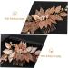 Beaupretty Iron Leaf Pearl Hair Comb Wedding Hair Accessories for Brides Hair Comb for Bride Wedding Bride Hair Comb bride hair decoration leaves hair comb the side Miss iron wire Hair the - Buy Online on GoSupps.com
