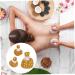Amosfun 3-Pack Warm Roasted Wormwood Herbal Foot Massage Balls - Natural Heat Compress for Spa Therapy - Buy Online on GoSupps.com