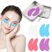 4Pairs Reusable Under Eye Patches Eye Wrinkle Patches Dark Circle Eye Mask with Lifting Effect to Reduce Wrinkles and Fine Lines with Eye Cream Applicator and Storage Case (SIZE:1set)