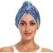 Glowing Moon & Starry Oil Painting Dry Hair Cap Set | Quick Drying Towel & Button Headband | Super Absorbent & Soft - Buy Online on GoSupps.com