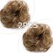 Buy Affordable Soft Wavy Hair Extensions - 2pcs 50g Hair Ties in Hellbraun & Ashblond for Natural Thickening Updos - Buy Online on GoSupps.com