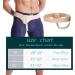 EAYH Adjustable Inguinal Hernia Support Belt for Men - Left/Right Side Relief - Buy Online on GoSupps.com
