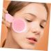 Ipetboom Silicone Face Brush Facial Exfoliator Facial Scrubber for Face Cleaning Scrubber Face Scrub Face Silicone Scrubber Facial Brush Pink Cleansing Brush 3d Manual Silica Gel 11x5cm Pink - Buy Online on GoSupps.com