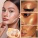  Shitafe Blush and Highlighter Palette | 6-Color Contour Palette Waterproof Cream Cosmetic Kit for Natural Glow Face and Body for Evening - Buy Online on GoSupps.com