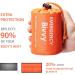 Esky Emergency Sleeping Bag 2 Pack - Waterproof Lightweight Survival Shelter Blanket with Compass and Whistle - for Camping, Hiking, Outdoor Adventure - Buy Online on GoSupps.com
