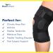 Buy Brace Direct Internal Deluxe Hinged Knee Brace - Adjustable Compression Wrap & Open Patella for Knee Pain Relief | Supports Meniscus Tears Arthritis ACL PCL & MCL - XL Size Available - Buy Online on GoSupps.com