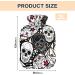 Skull Stars White Hot Water Bottle - 2L Pain Relief & Menstrual Cramps Heating Pad - Buy Online on GoSupps.com