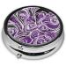 Sea Witch Inspired Round Pill Box - 3 Compartment Portable Travel Medicine Organizer - Buy Online on GoSupps.com