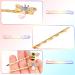 12-Piece Rhinestone Bee Hair Clip Set for Women - Yellow Pink Alloy Hair Accessories for Bride, Bridesmaid, Wedding, Party Styling - Buy Online on GoSupps.com