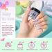 AZUREBEAUTY 12 Pcs Dip Powder Nail Kit Starter - Spring Summer Pastel Green Hot Pink Purple - French Manicure DIY Set - Buy Online on GoSupps.com
