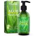Aloe vera gel 300ml cveenk bio cream for dry stressed skin & sunburn after sun natural moisture care lotion for face hair and body